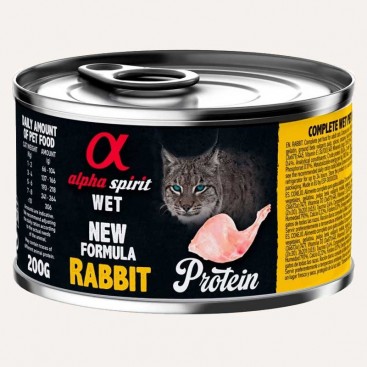 Консерви для котів з кроликом AlphaSpirit - Rabbit 200 г