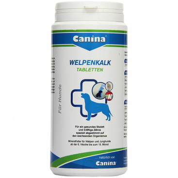 Вітамінно-мінеральна добавка Canina Welpenkalk Tablets, 350 табл