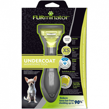 Інструмент для вичісування маленьких собак з короткою шерстю FURminator Undercoat deShedding Tool,XS