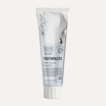 Антибактериальная зубная паста Tauro Pro Line Pure Nature с каолином и наночастицами серебра