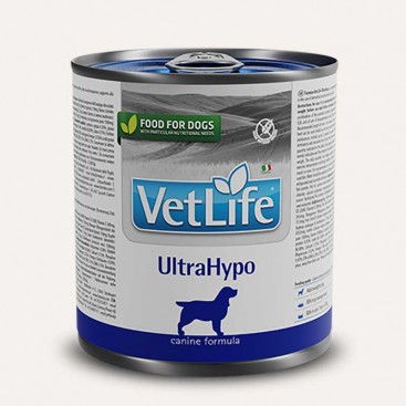 Влажный корм для собак для уменьшения непереносимости ингредиентов Farmina-Vet Life ULTRAHYPO,300г