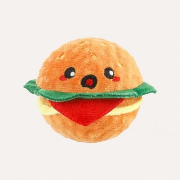 Мʼяка іграшка для собак HugSmart - Hamburger