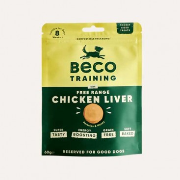 Печенье для собак с куриной печенью, пастернаком и медом Beco Pets - 60 г