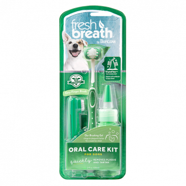 Набор для ухода за ротовой полостью собак крупных пород TropiClean - Fresh Breath Oral Care Kit