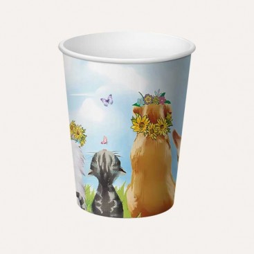 Стаканчики 10 шт в день рождения собачки Fiesta - Sunflowers Cups