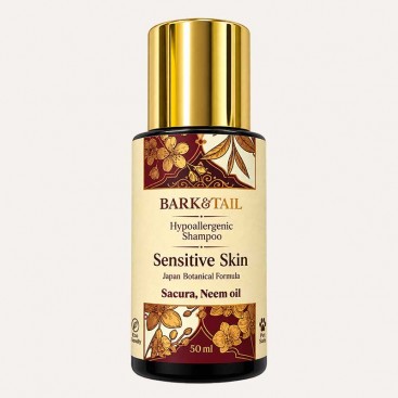 Гіпоалергенний шампунь для чутливої шкіри Bark&Tail - Sensetive Skin Japan Botanical Formula, 50 мл
