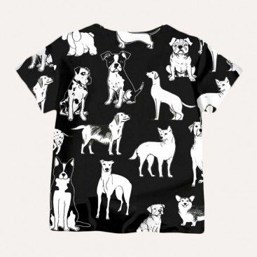 Футболка для хлопчиків 4 роки EveryDay Kids - Dogs on Black