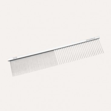 Tauro Pro Line Royal Collection Металевий гребінець з рідкими та густими зубцями, M, 19 см
