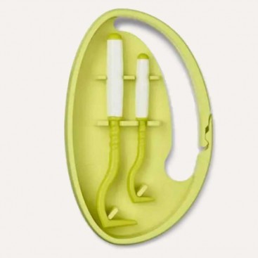 Инструмент для удаления клещей O`Tom - Tick Twister, 2 шт. зеленый