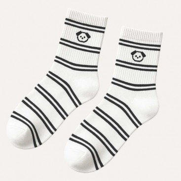 Шкарпетки у чорну смужку PlaySox - Double Rayas, 36-39