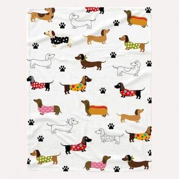 Плед для тварин Home Creative - Dots Dogs, 70х100 см