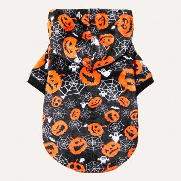 Толстовка для домашніх тварин PETSIN Halloween - Pumpkin print, S