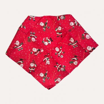 Різдвяна бандана для собак PetsIn - Santa sportsman, red