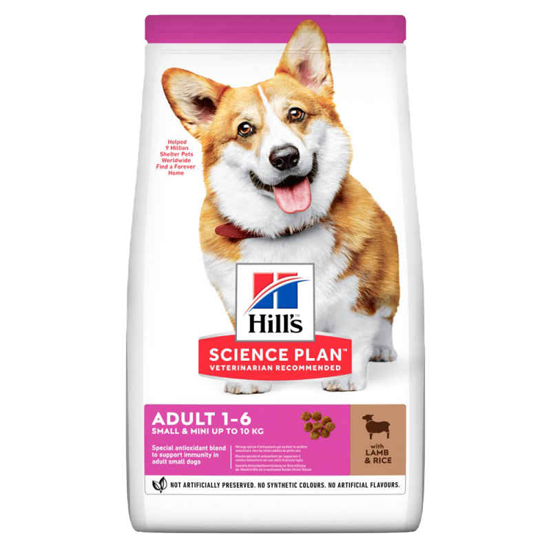 Корм для собак невеликих порід з ягням Hill's - Adult Small Bites - Lamb Meal & Brown Rice 1,5 кг