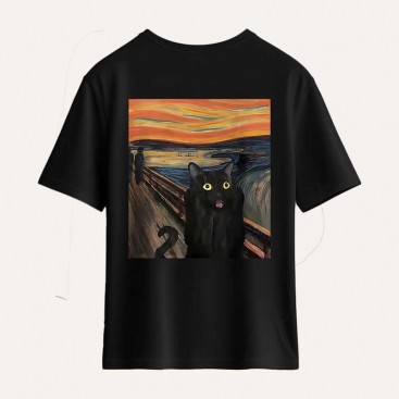 Футболка чоловіча Manfinity Homme - Cat Scream, М