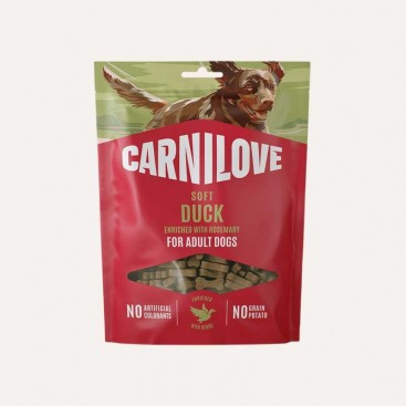 Мягкое лакомство для собак утка и розмарин Carnilove-Snack Duck with Rosemary,200 г