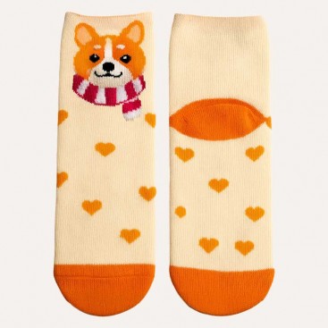 Шкарпетки з коргі та сердечками Vincent - Сorgi hearts, 36-41