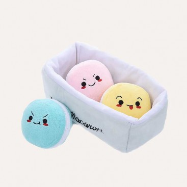 М'яка іграшка для собак HugSmart - Pooch Sweets Macaroon