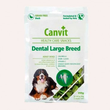 Напіввологі ласощі для собак Canvit - Dental Large Breed 250 г