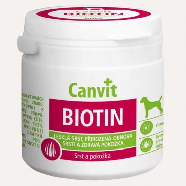 Вітаміни для собак для шкіри і шерсті Canvit - Biotin 100 г