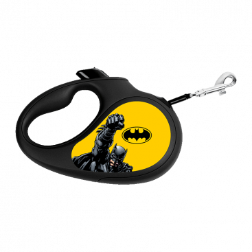 Повідець-рулетка Collar - WauDog Printed Yellow Batman XS, 3м