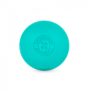 М'яч для собак Bronzedog - Superball блакитний, 6.35 см