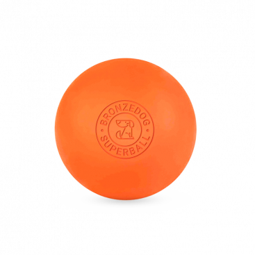 М'яч для собак Bronzedog - Superball оранжевий, 6.35 см