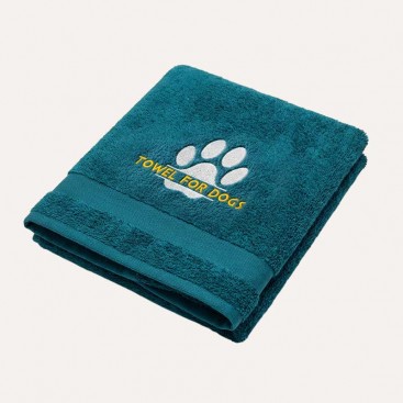 Рушник для собак з вишивкою Montmorency - Лапка (100х50 см)