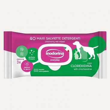 Серветки з хлоргексидином Inodorina Salv Refresh Clorexidina, 110 шт