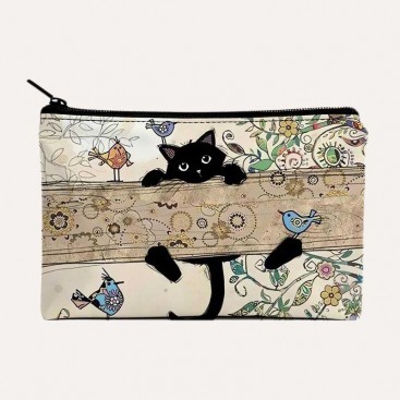 Косметичка з котом Confession - Cat with Birds