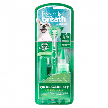 Набор для ухода за ротовой полостью собак небольших и средних пород TropiClean - Fresh Breath Oral Care Kit