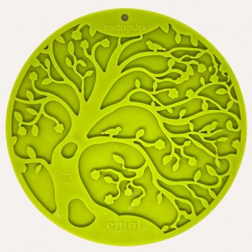 Силіконовий килимок для злизування ласощів SodaPup - Tree of Life eMat, Green
