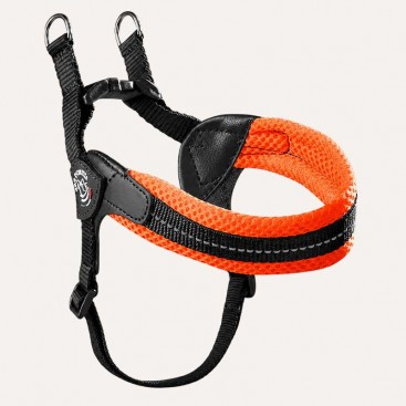 М'яка сітчаста шлея Tre Ponti - Easy Fit Neon Mesh Orange, розмір 2