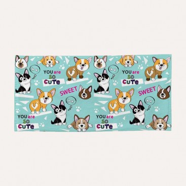 Рушник для собак PetBath - Sweet Corgi, 45х66 см
