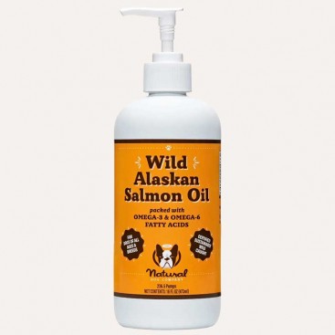 Лососева олія для собак Natural Dog - Wild Alaskan Salmon Oil, 480 мл