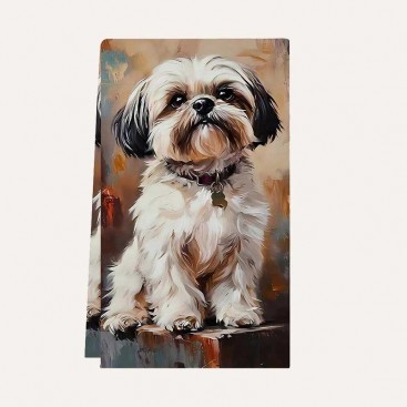 Рушник кухонний - Shih Tzu 40х60 см