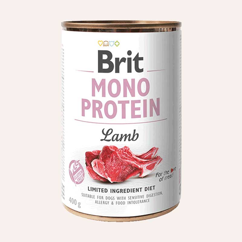 Консерви для собак з ягням Brit - Mono Protein - Lamb 400 г