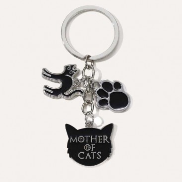 Брелок для котячих мам Apple Girl - Mother of Cats