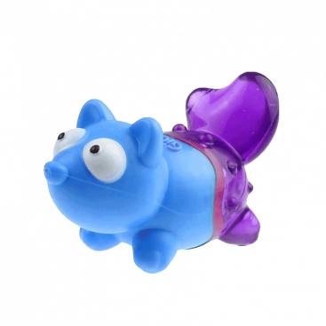 Іграшка для цуценят Лисиця  з пищалкою  GiGwi - Suppa Puppa Fox Blue 9 см