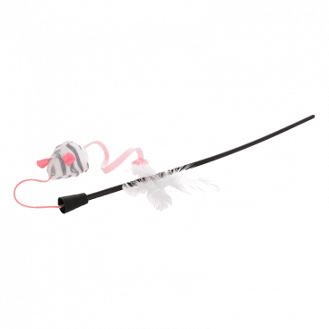 Іграшка для котів дразнилка з мишкою GiGwi - Teaser Mouse 51 см