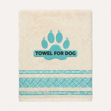 Махровое полотенце для животных Montmorency - Dog Paw (50x100 см)