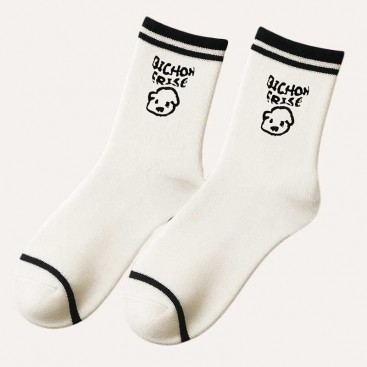 Шкарпетки з бішоном PlaySox - Bichon Frise, 36-39