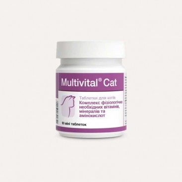 Вітамінно-мінеральний комплекс для котів Мультікаль 90 табл.