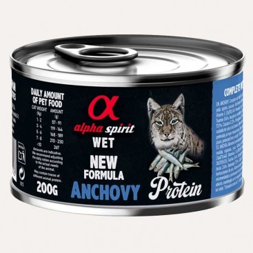 Консервы для кошек с анчоусом AlphaSpirit - Anchovy 200 г