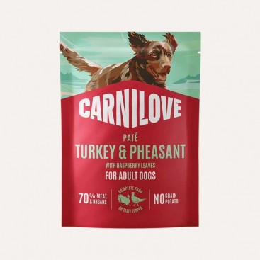 Вологий корм для собак з індичкою та фазаном Carnilove - Turkey & Pheasant 300 г