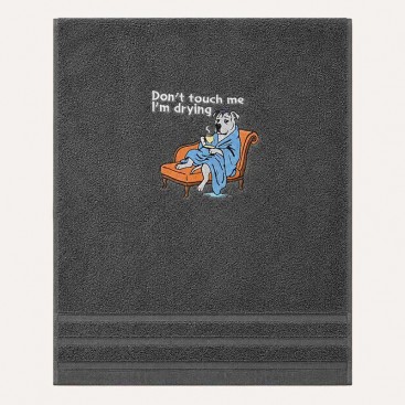 Полотенце для собак с вышивкой Montmorency - Don't Touch Me Towel (50x100 см)