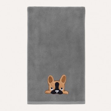 Рушник для тварин PetBath - Pug, Gray (35x75 см)