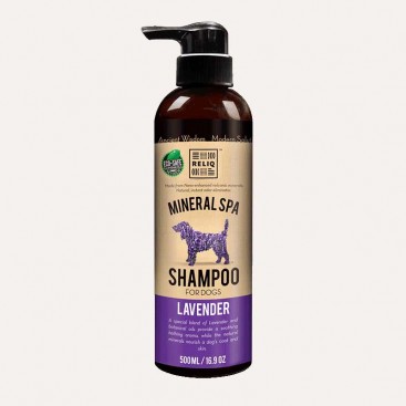 Шампунь для собак с лавандой ReliQ - Mineral Spa Lavender Shampoo 500 мл