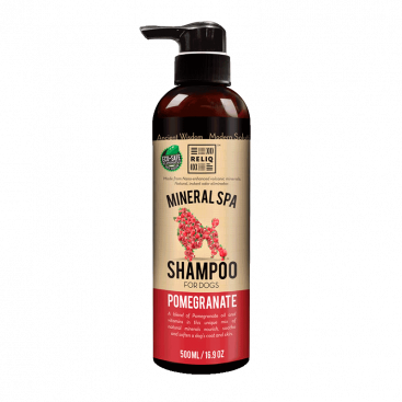 Шампунь для собак с гранатом ReliQ - Mineral Spa Pomegranate Shampoo 500 мл