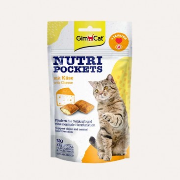 Ласощі GimCat для котів ГімКет Нутрі Покетс Сир крекери з начинкою з таурином 60г